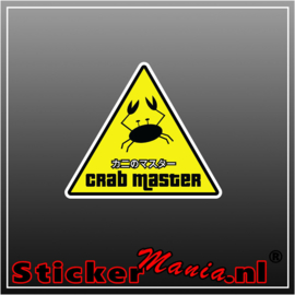 Crab Master Full Colour sticker