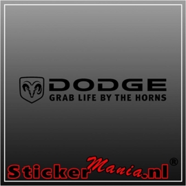 Dodge grab life by the horns sticker