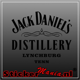Jack daniels distillery sticker