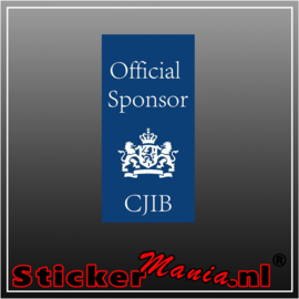 Official CJIB sponsor full colour sticker