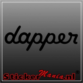Dapper sticker