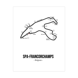 Spa Francorchamps - White edition