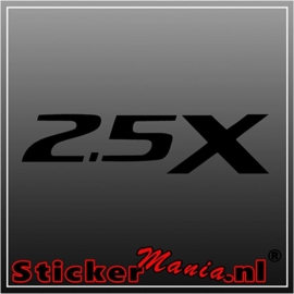 Subaru 2.5X sticker