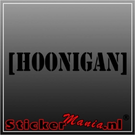 Hoonigan sticker