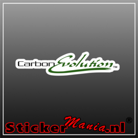 Carbon evolution Full Colour sticker