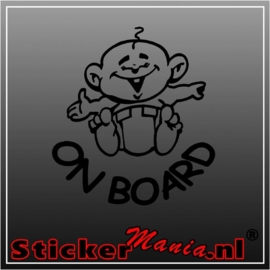 Baby on board 1 sticker