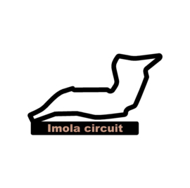 Imola circuit op voet