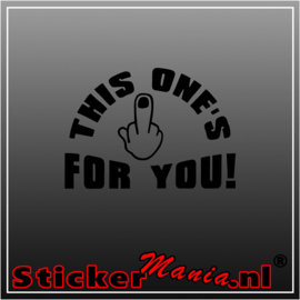 This one's for you sticker