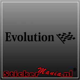 Evolution rims sticker