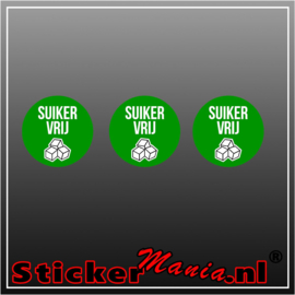 Suikervrij sticker