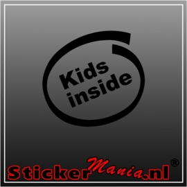 Kids inside sticker