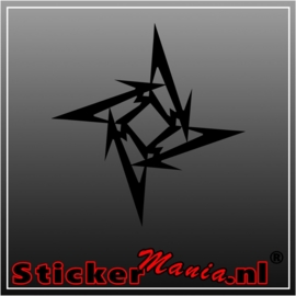 Metallica logo sticker
