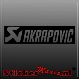 Akrapovic sticker