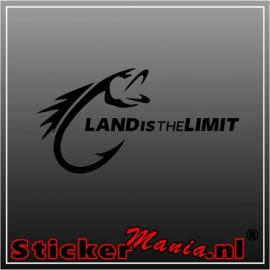 Land is the limit sticker