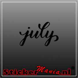 July sticker