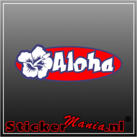 Aloha Full Colour sticker