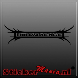 Irreverence sticker