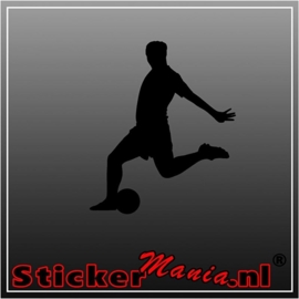 Muursticker voetbal 3