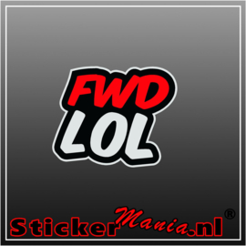 FWD Lol Full Colour sticker