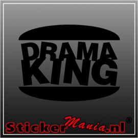 Drama king sticker