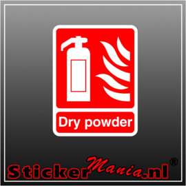 Brandblusser dry power full colour sticker