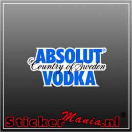 Absolut vodka Full Colour sticker