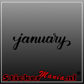 January sticker