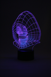 Skull led lamp