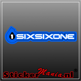 Sixsixone full colour sticker