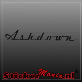 Asdown sticker