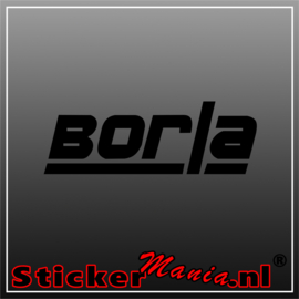 Borla sticker