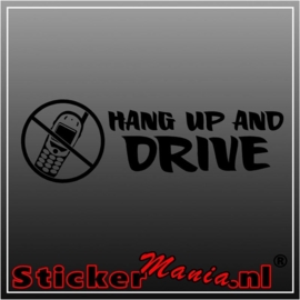 Hang up and drive sticker