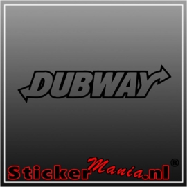 Dubway sticker