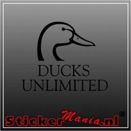 Ducks unlimited sticker