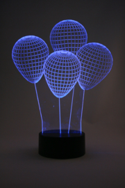 Ballonnen 3D led lamp