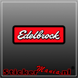 Edelbrock Full Colour sticker