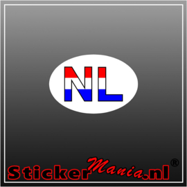 NL Rood Wit Blauw 2 Full Colour sticker