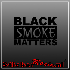 Black smoke matters sticker