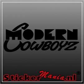 Modern cowboyz sticker