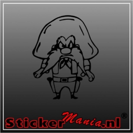 Yosemite sam sticker