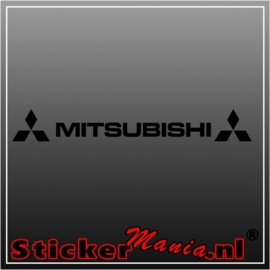 mitsubishi raamstreamer sticker