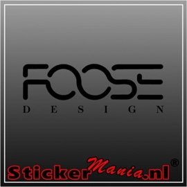 Foose design sticker
