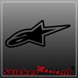 Alpine star sticker