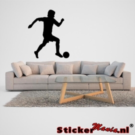 Muursticker voetbal 5