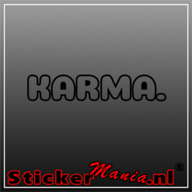 Karma sticker