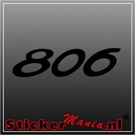 Peugeot 806 sticker