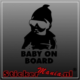 Baby on board 5 sticker