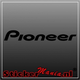 Pioneer raamstreamer sticker