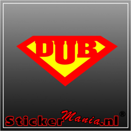 Super Dub Full Colour sticker