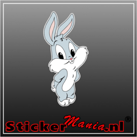 Baby Bugs Bunny Full Colour sticker